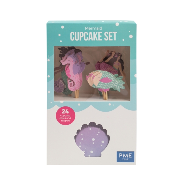 Cupcake Set - Mermaid